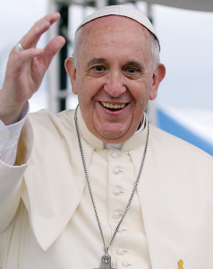 Gay Pope Francis Blue